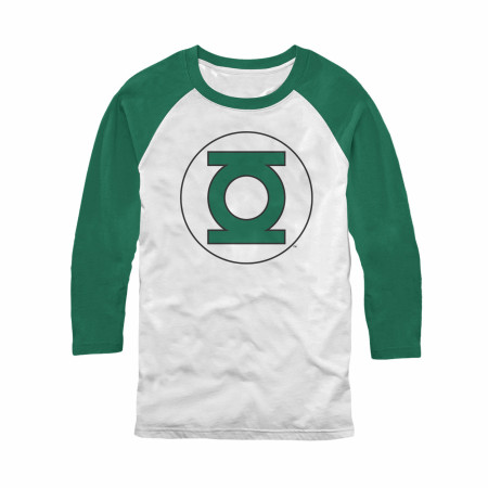 Green Lantern Will Symbol Symbol Symbol 3/4 Sleeve Baseball T-Shirt
